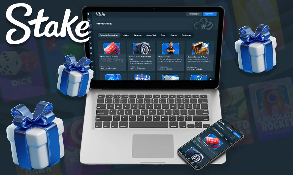 Bonos y promociones en Stake Argentina